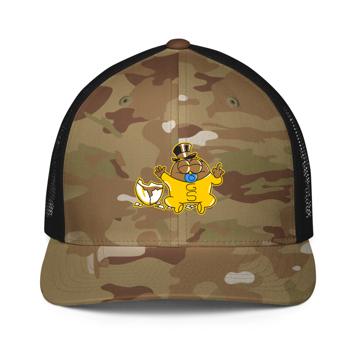 Cappello trucker con retina Baby Gufetto Ricamato - Gufetto Brand 