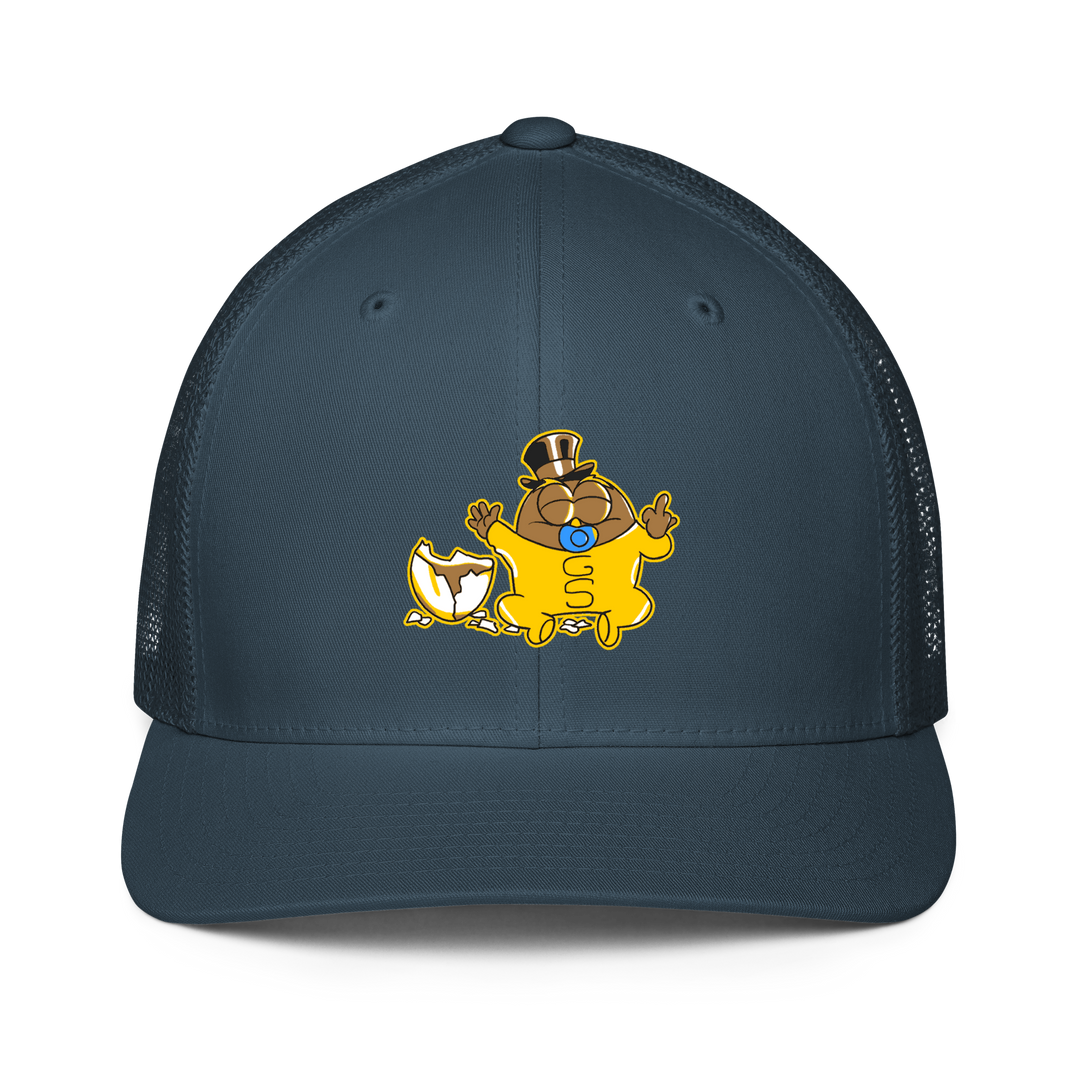 Cappello trucker con retina Baby Gufetto Ricamato - Gufetto Brand 