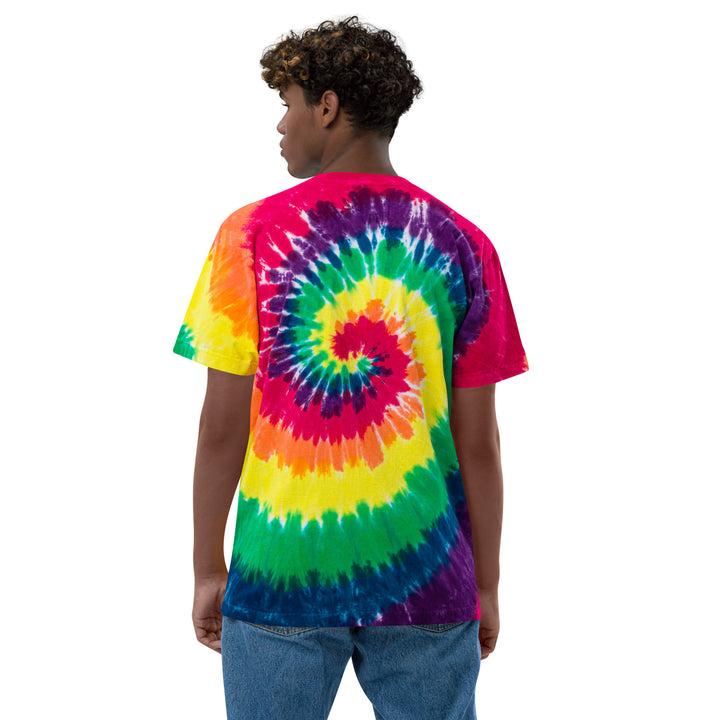T-shirt oversize con tie dye Gufetto - Gufetto Brand 