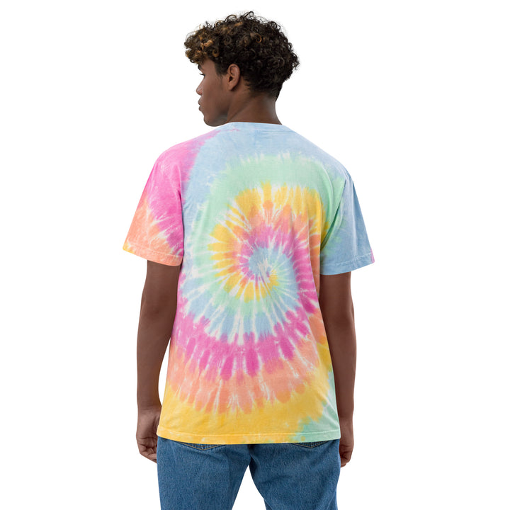 T-shirt oversize con tie dye Gufetto - Gufetto Brand 