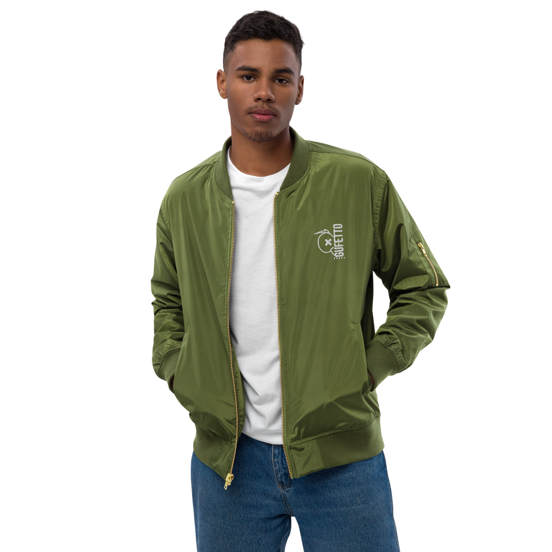 Bomber premium in tessuto riciclato GUFETTO BRAND - Gufetto Brand 