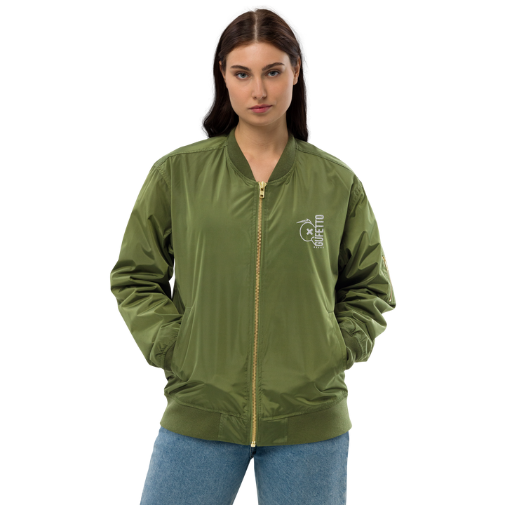 Bomber premium in tessuto riciclato GUFETTO BRAND - Gufetto Brand 