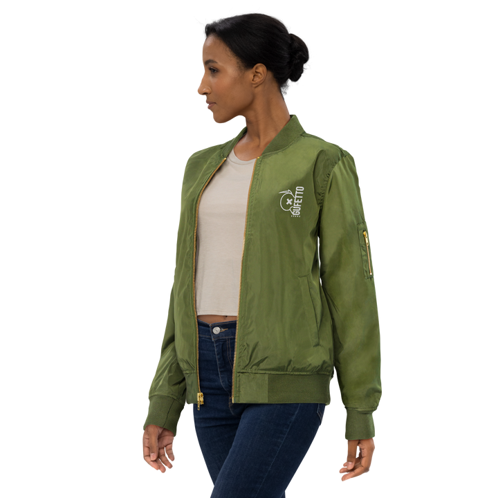 Bomber premium in tessuto riciclato GUFETTO BRAND - Gufetto Brand 