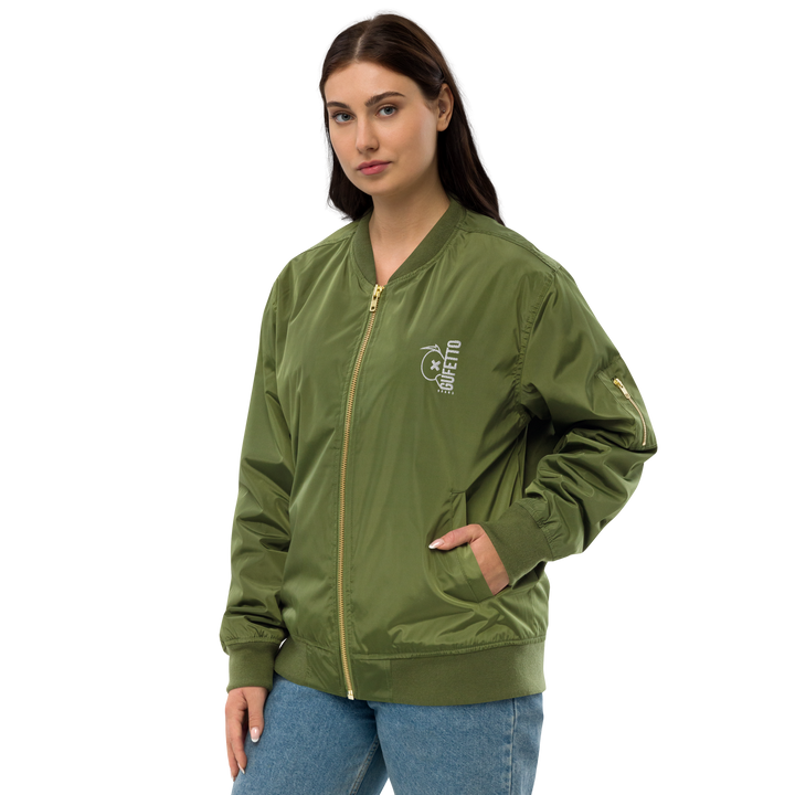 Bomber premium in tessuto riciclato GUFETTO BRAND - Gufetto Brand 