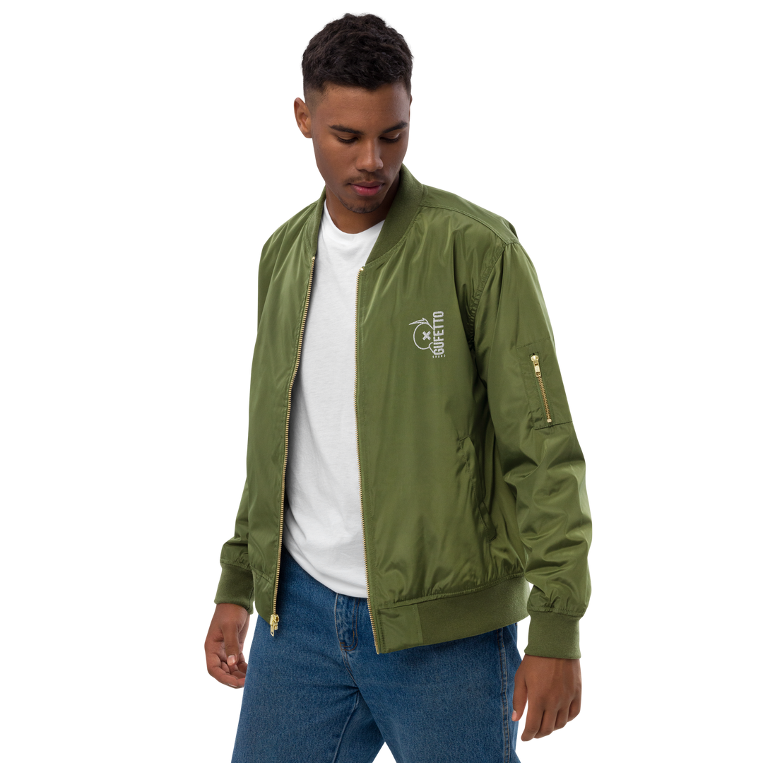 Bomber premium in tessuto riciclato GUFETTO BRAND - Gufetto Brand 