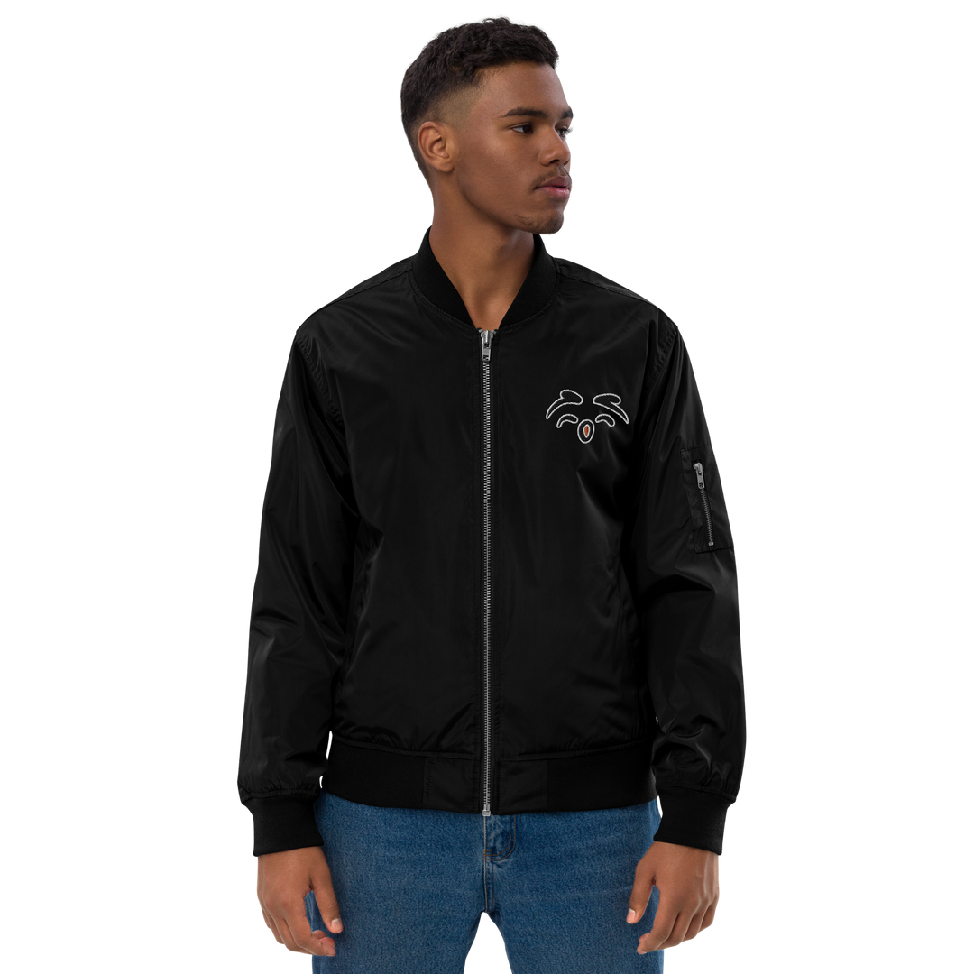 Bomber premium in tessuto riciclato Gufetto Sign - Gufetto Brand 