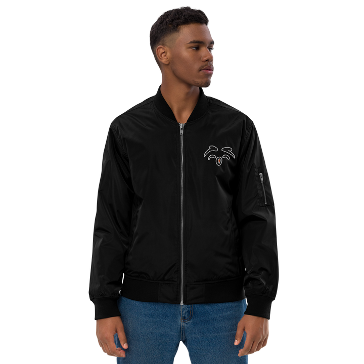 Bomber premium in tessuto riciclato Gufetto Sign - Gufetto Brand 