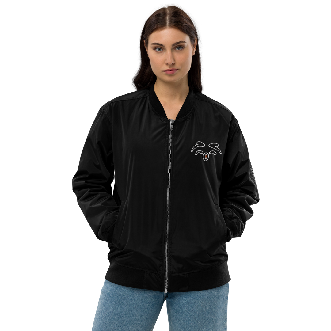 Bomber premium in tessuto riciclato Gufetto Sign - Gufetto Brand 