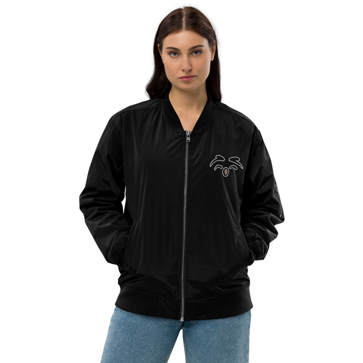 Bomber premium in tessuto riciclato Gufetto Sign - Gufetto Brand 