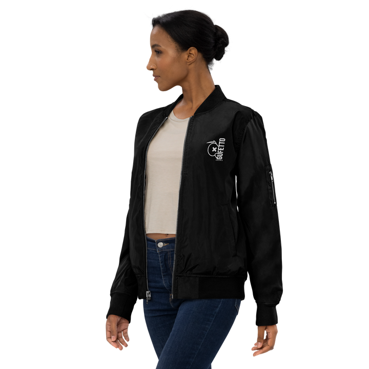 Bomber premium in tessuto riciclato GUFETTO BRAND - Gufetto Brand 
