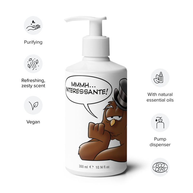 Detergente rinfrescante per mani e corpo GUFETTO INTERESSANTE - Gufetto Brand 