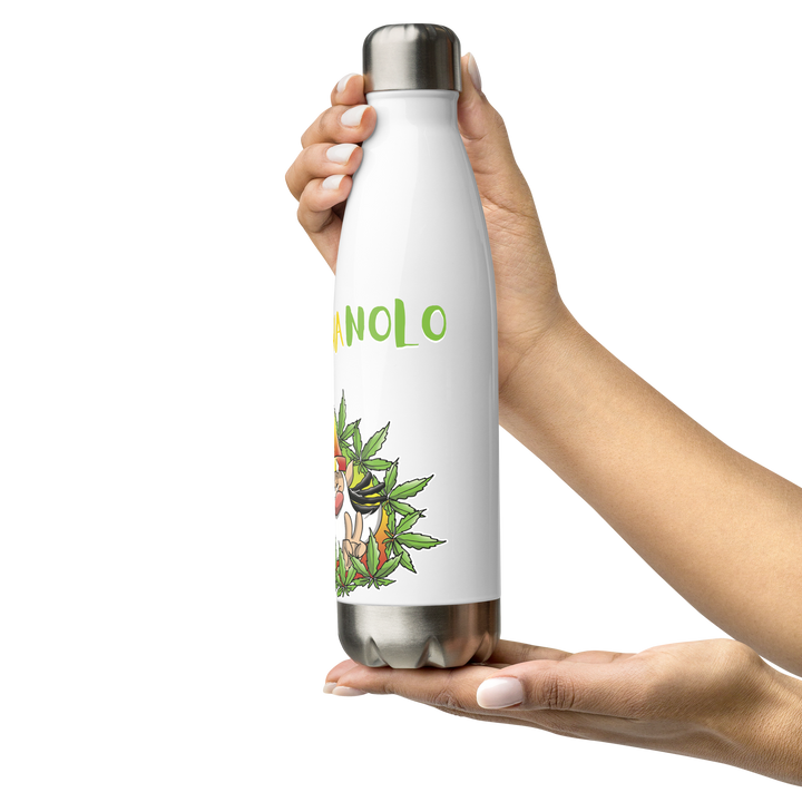 Borraccia in acciaio inossidabile MARIJUANOLO - Gufetto Brand 