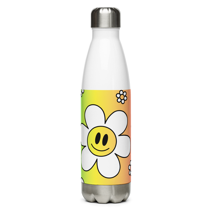 Borraccia in acciaio inossidabile Flower Smile - Gufetto Brand 