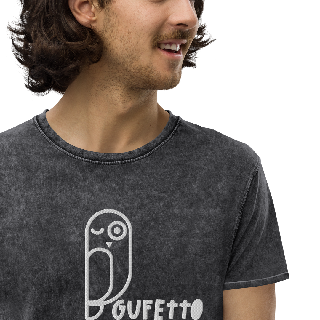 T-shirt di jeans Gufetto - Gufetto Brand 