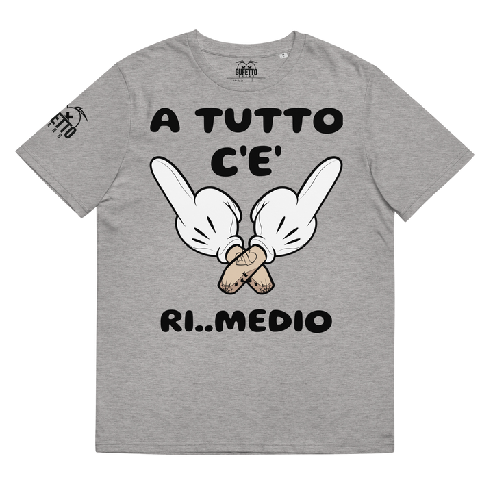 Maglietta in cotone organico unisex Ri..Medio - Gufetto Brand 