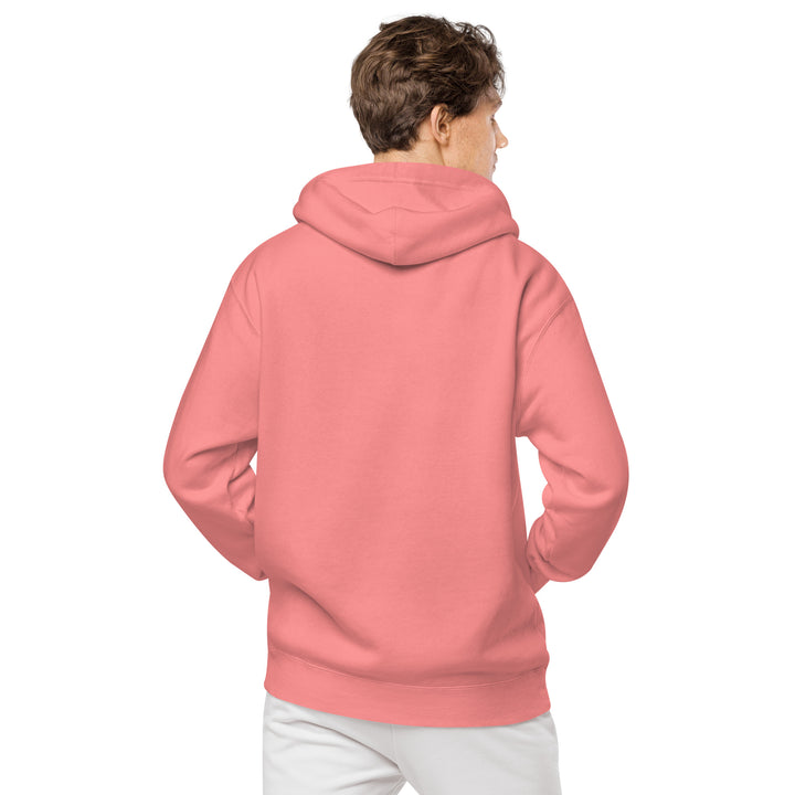 Felpa con cappuccio e tinta pigmentata unisex con logo ricamato - Gufetto Brand 
