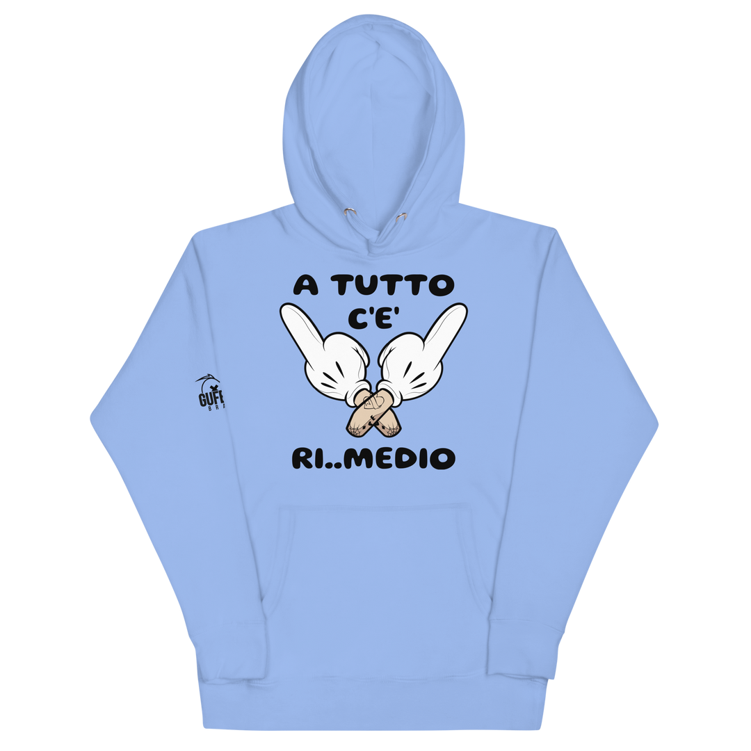 Felpa con cappuccio unisex Ri..Medio - Gufetto Brand 