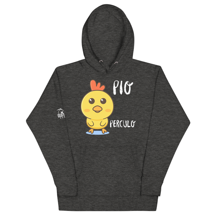 Felpa con cappuccio unisex Pio Perculo - Gufetto Brand 