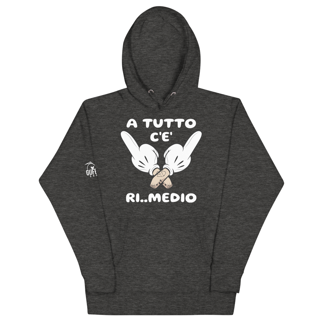 Felpa con cappuccio unisex Ri..Medio - Gufetto Brand 