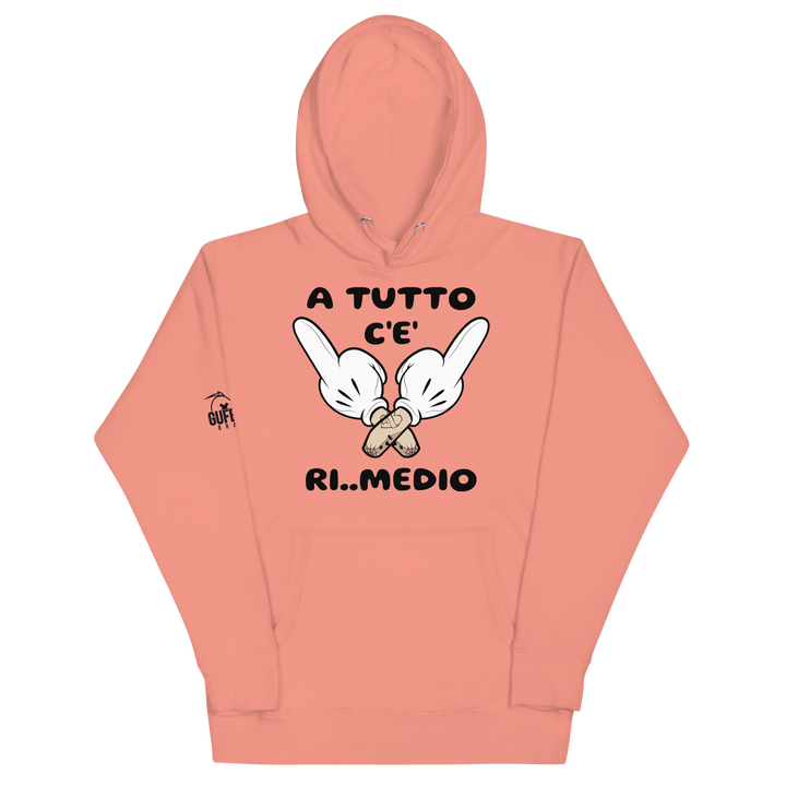 Felpa con cappuccio unisex Ri..Medio - Gufetto Brand 