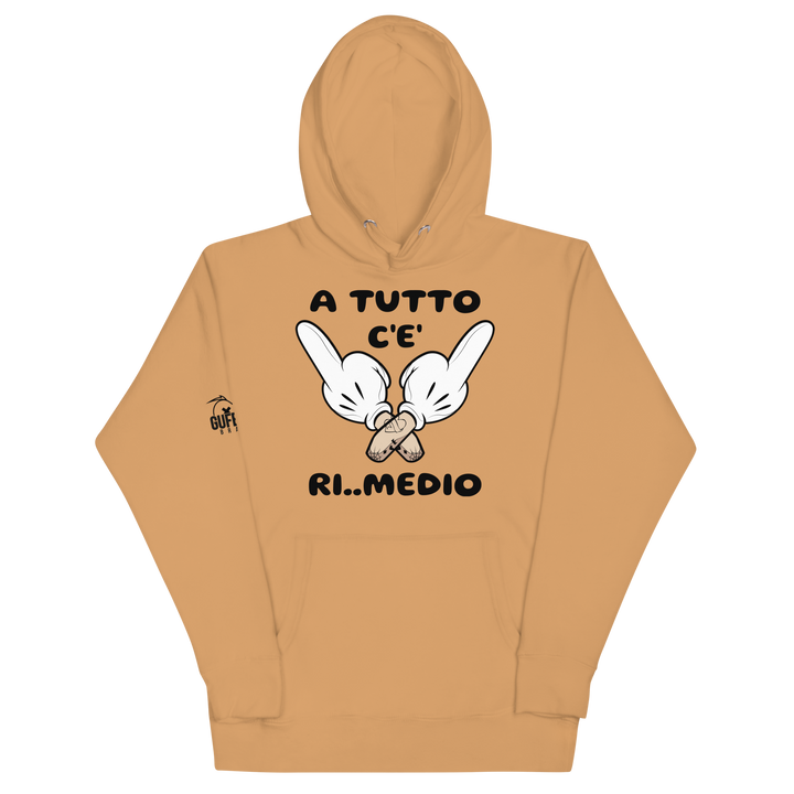 Felpa con cappuccio unisex Ri..Medio - Gufetto Brand 