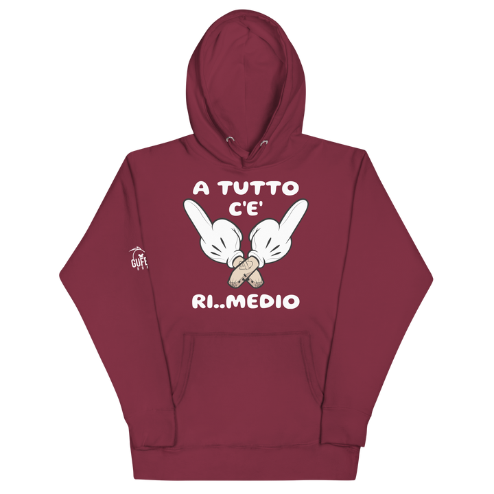 Felpa con cappuccio unisex Ri..Medio - Gufetto Brand 