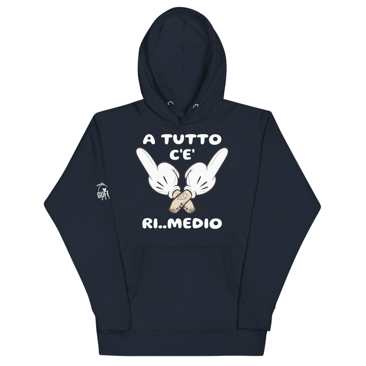Felpa con cappuccio unisex Ri..Medio - Gufetto Brand 