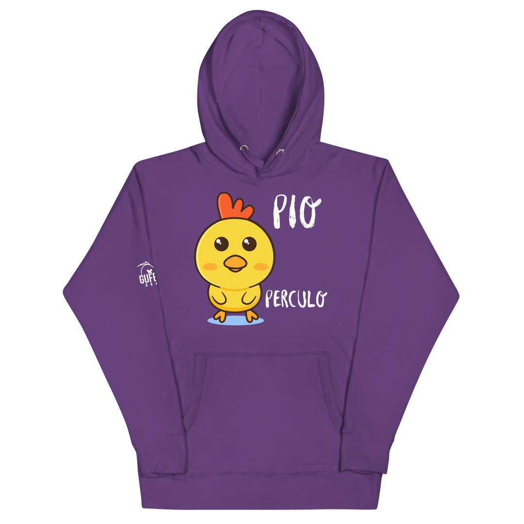 Felpa con cappuccio unisex Pio Perculo - Gufetto Brand 