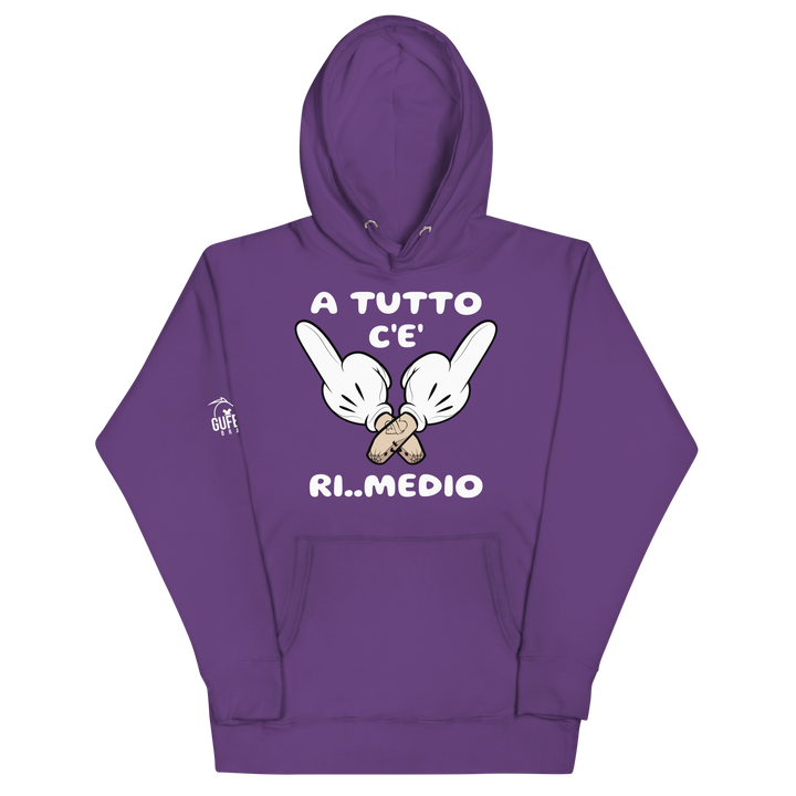 Felpa con cappuccio unisex Ri..Medio - Gufetto Brand 