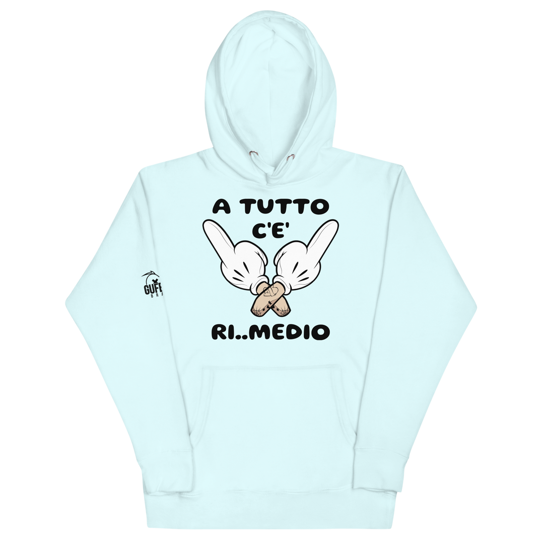 Felpa con cappuccio unisex Ri..Medio - Gufetto Brand 