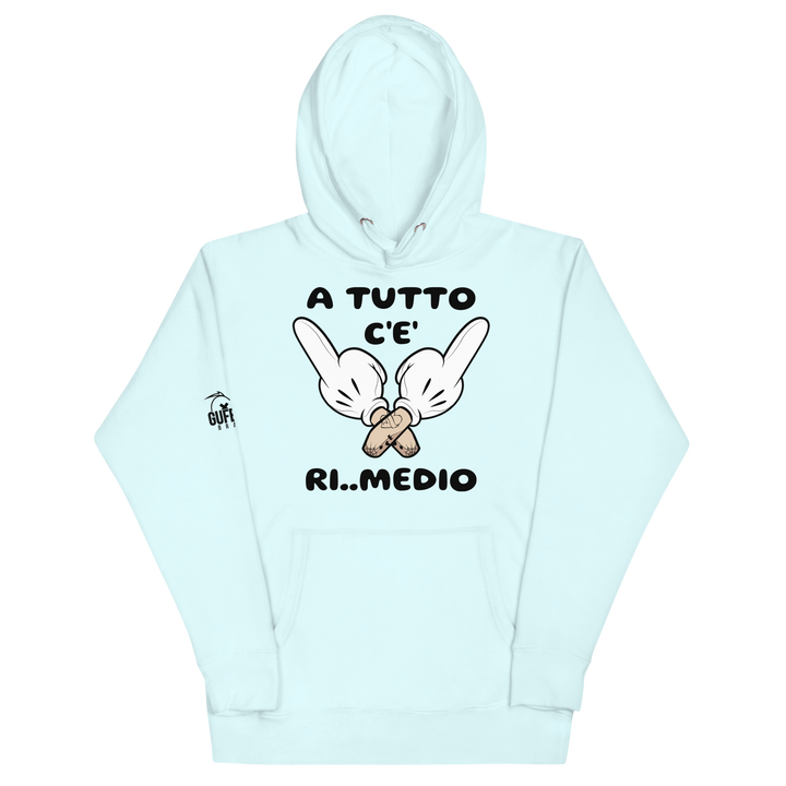 Felpa con cappuccio unisex Ri..Medio - Gufetto Brand 
