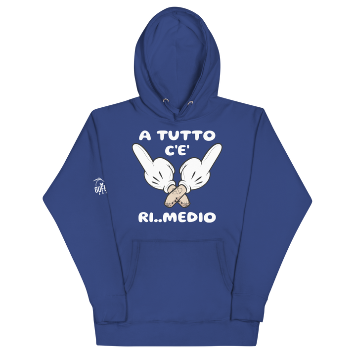 Felpa con cappuccio unisex Ri..Medio - Gufetto Brand 