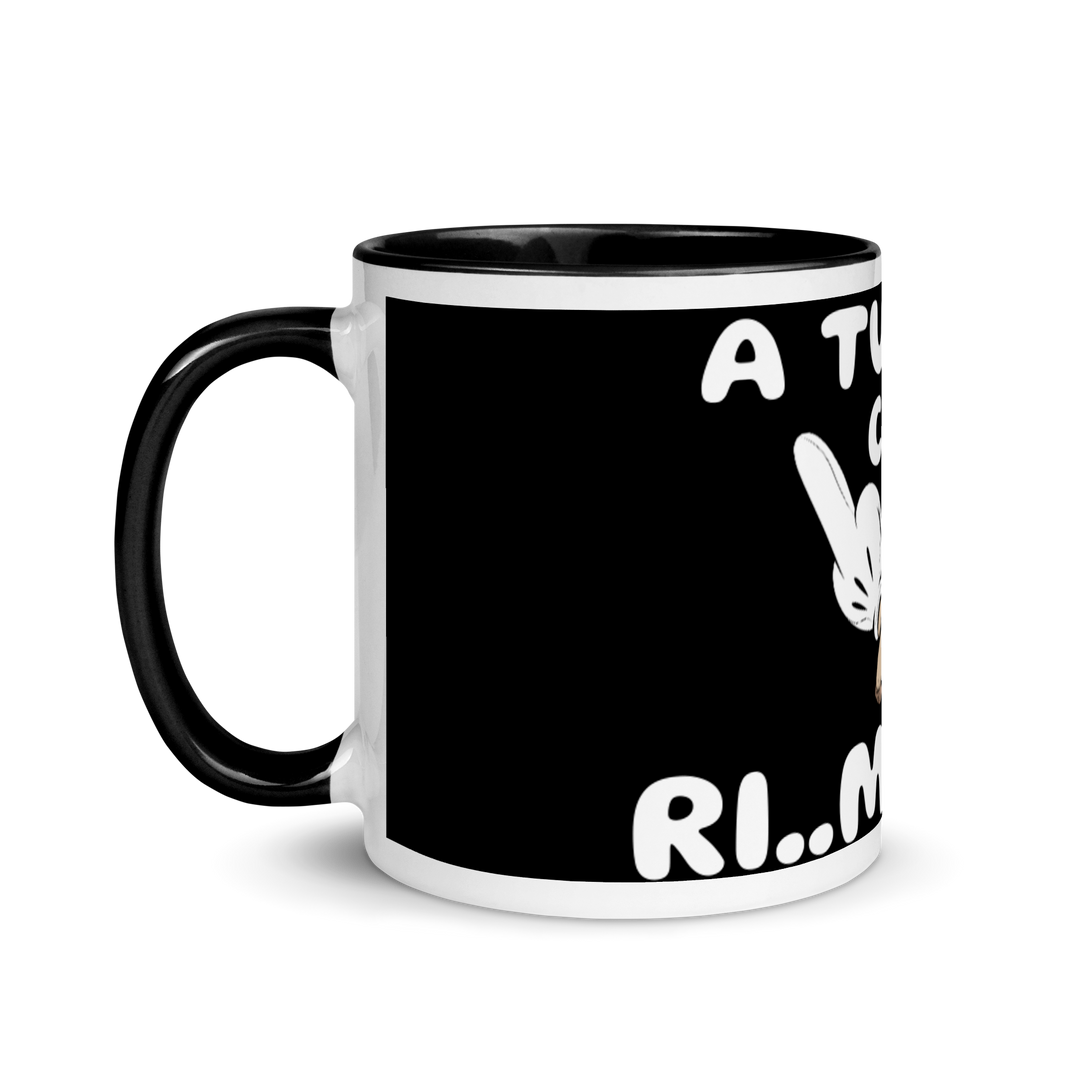 Tazza con interno colorato Ri..Medio - Gufetto Brand 