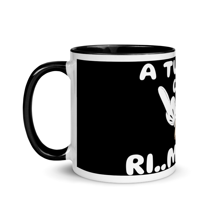 Tazza con interno colorato Ri..Medio - Gufetto Brand 