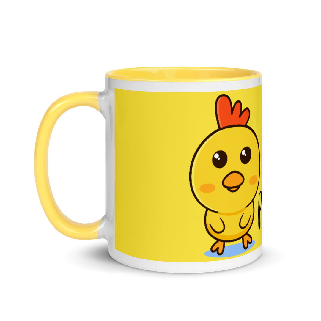 Tazza con interno colorato Pio Perculo - Gufetto Brand 