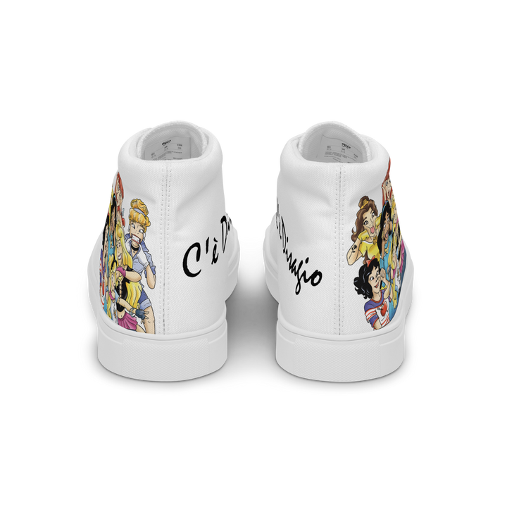 Sneakers alte in tela da donna PRINCIPESSE 2.0 Limited Edition - Gufetto Brand 