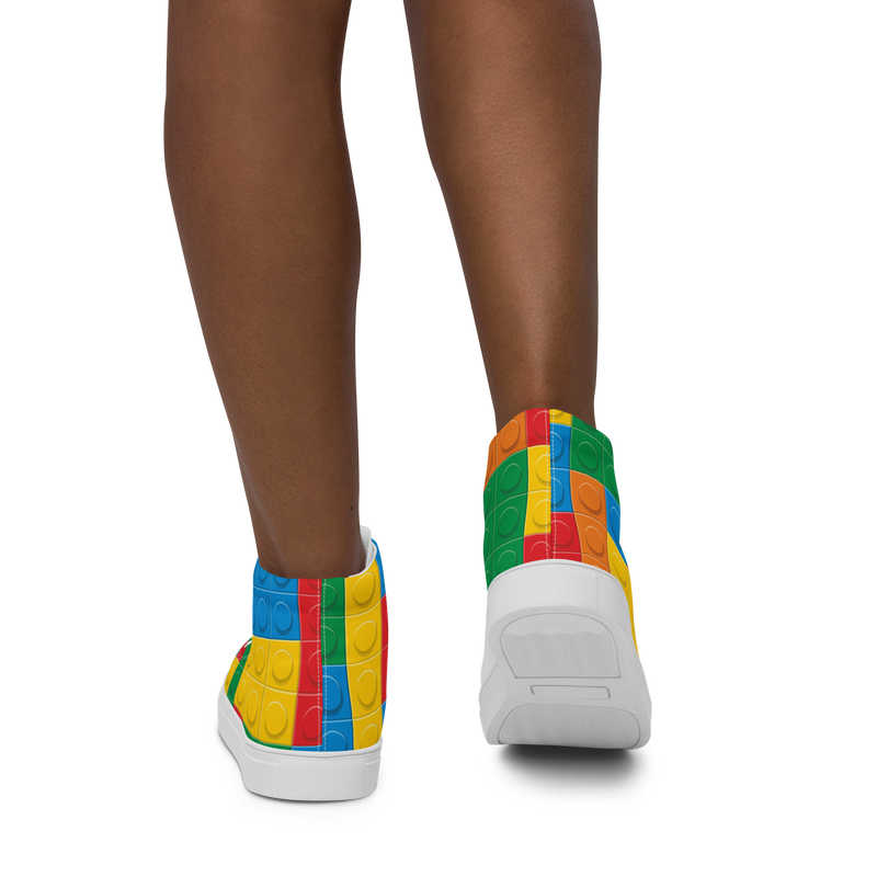 Sneakers alte in tela da donna LEGO EDITION - Gufetto Brand 