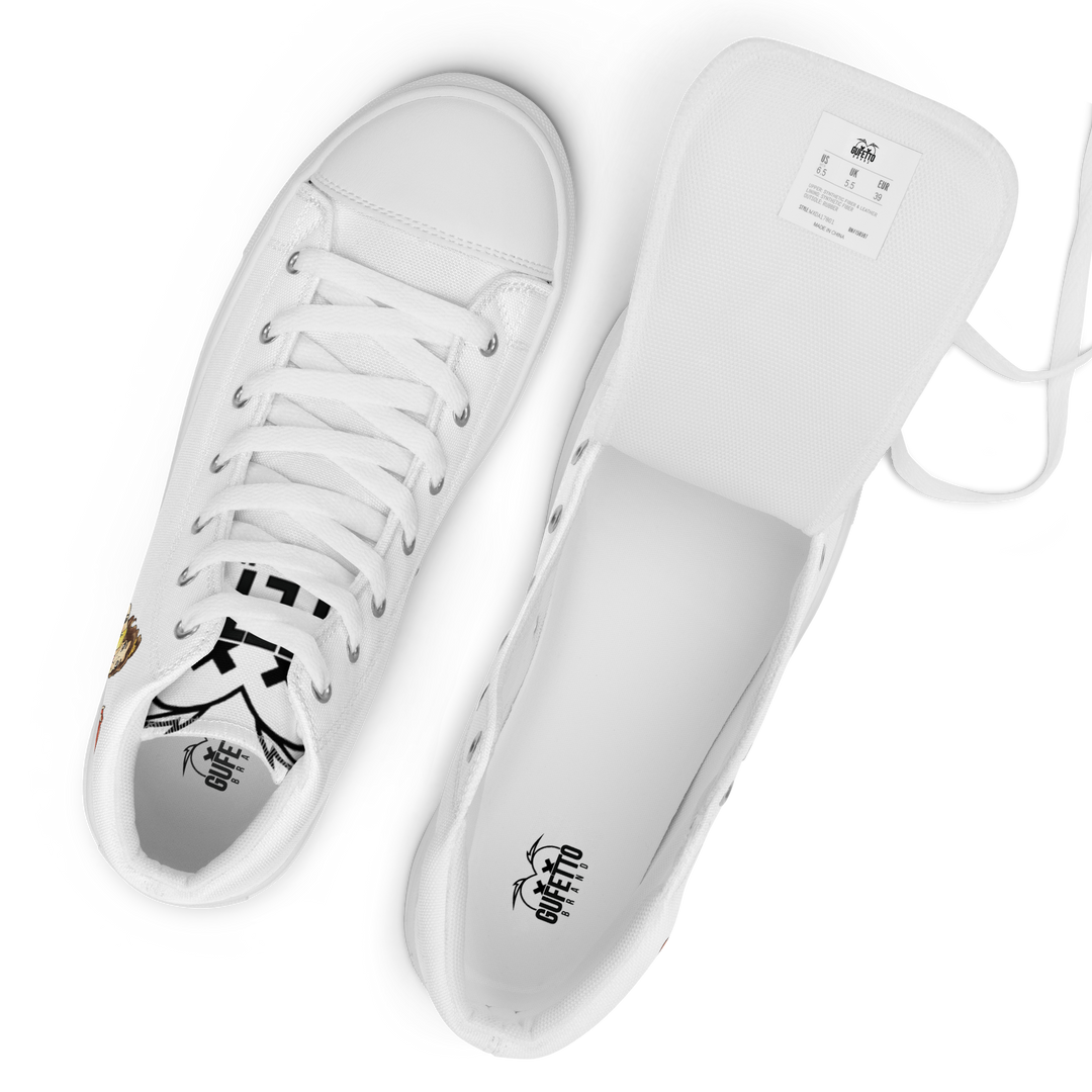Sneakers alte in tela da donna PRINCIPESSE 2.0 Limited Edition - Gufetto Brand 