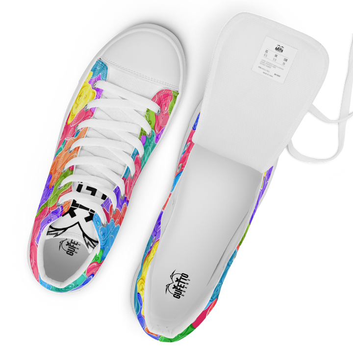 Sneakers alte in tela da donna Orsetti Gummy - Gufetto Brand 