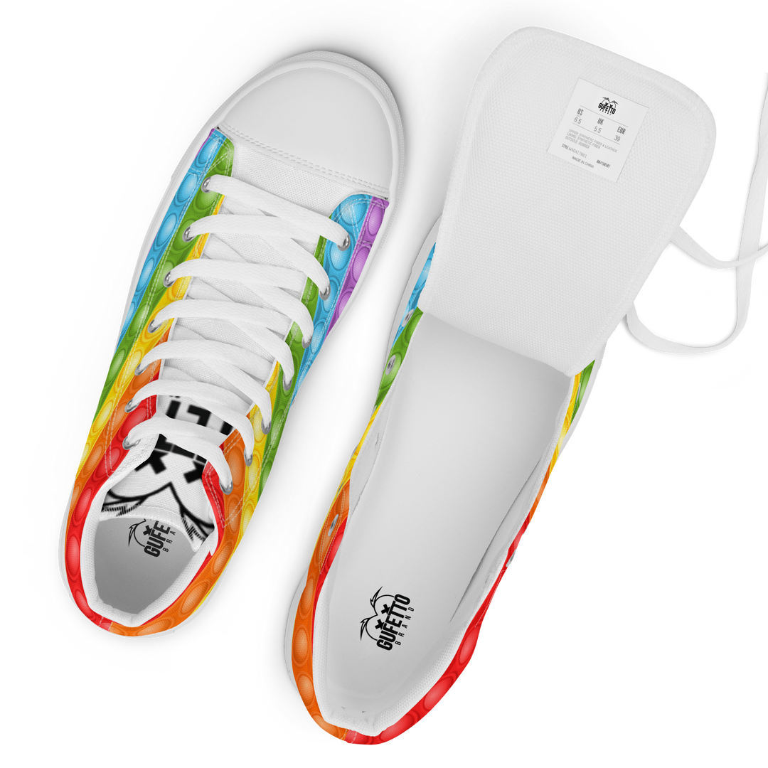 Sneakers alte in tela da donna FIDGET - Gufetto Brand 