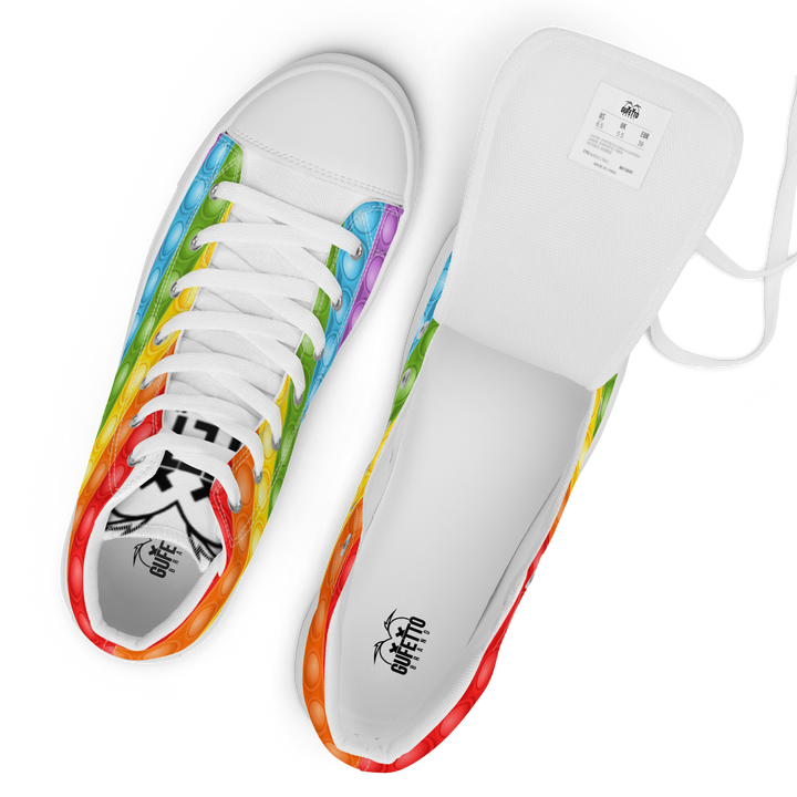Sneakers alte in tela da donna FIDGET - Gufetto Brand 
