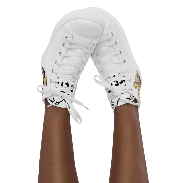 Sneakers alte in tela da donna PRINCIPESSE 2.0 Limited Edition - Gufetto Brand 
