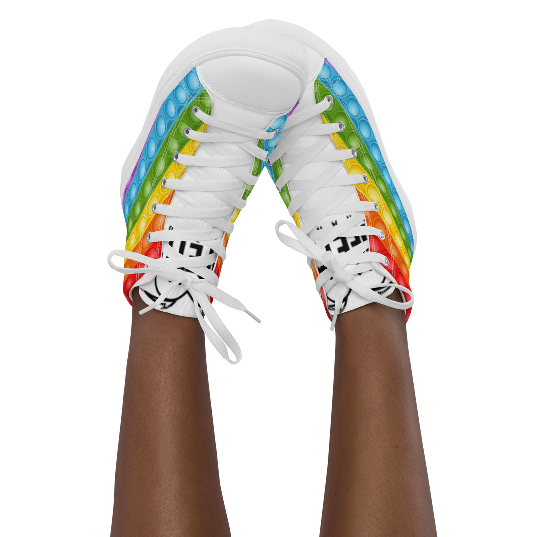 Sneakers alte in tela da donna FIDGET - Gufetto Brand 
