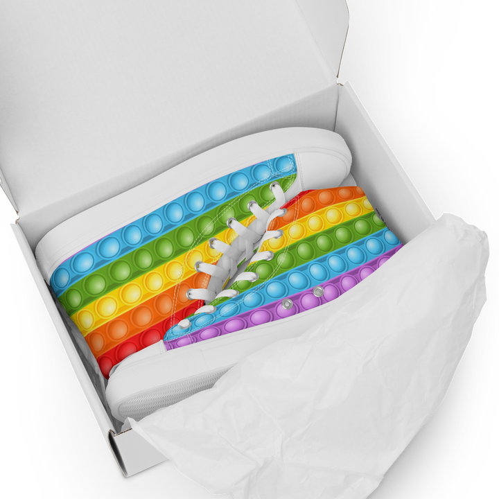 Sneakers alte in tela da donna FIDGET - Gufetto Brand 