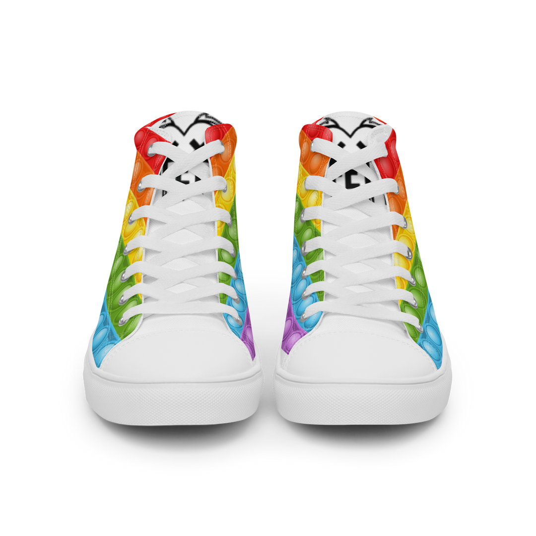 Sneakers alte in tela da donna FIDGET - Gufetto Brand 