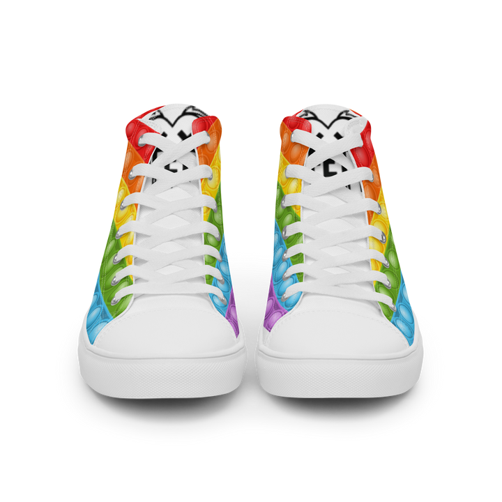 Sneakers alte in tela da donna FIDGET - Gufetto Brand 