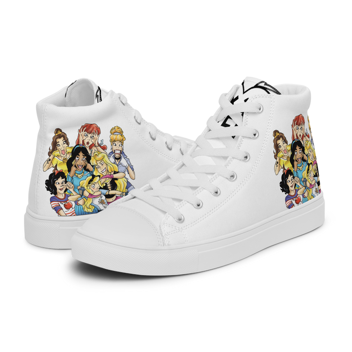 Sneakers alte in tela da donna PRINCIPESSE 2.0 Limited Edition - Gufetto Brand 