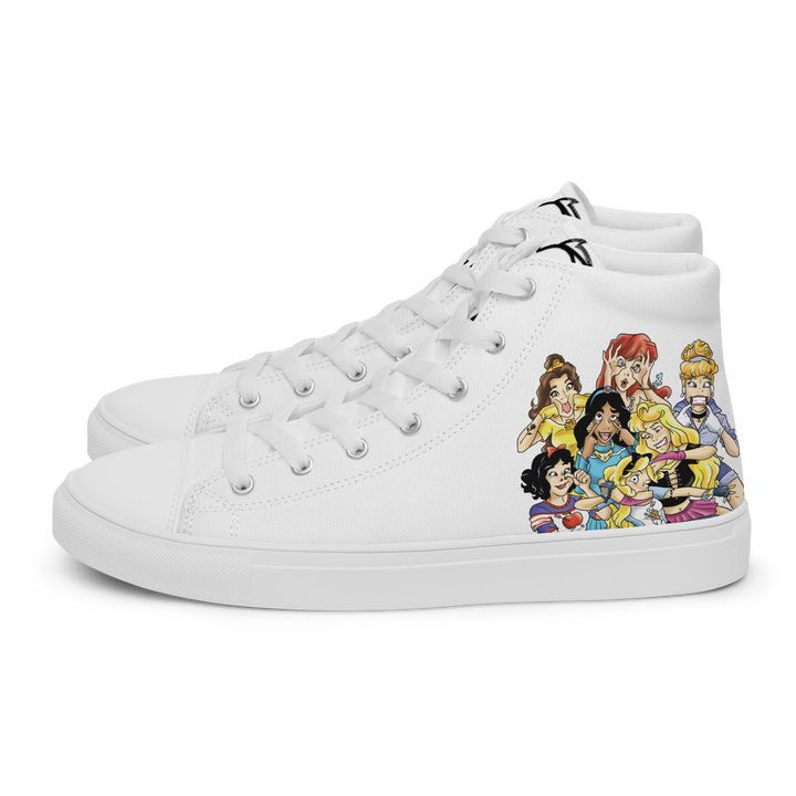 Sneakers alte in tela da donna PRINCIPESSE 2.0 Limited Edition - Gufetto Brand 