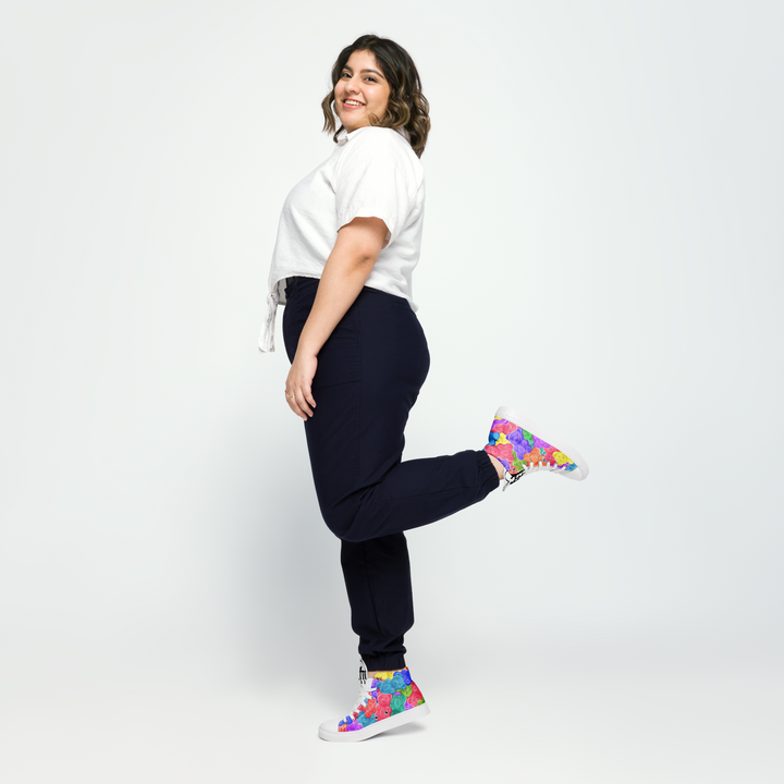 Sneakers alte in tela da donna Orsetti Gummy - Gufetto Brand 