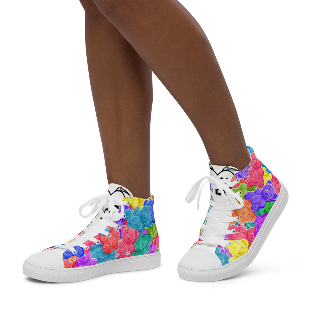 Sneakers alte in tela da donna Orsetti Gummy - Gufetto Brand 